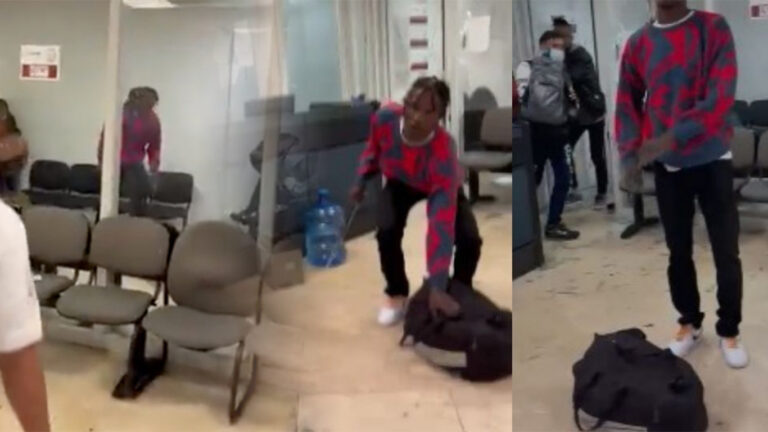Migrante Jamaiquino Causa Destrozos En El Aeropuerto De Cancún