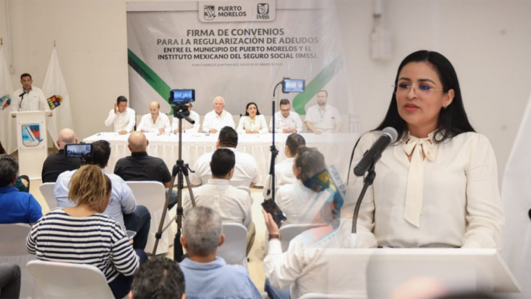 Gobierno De Puerto Morelos Firma Convenios Para El Pago De Adeudos Con El IMSS