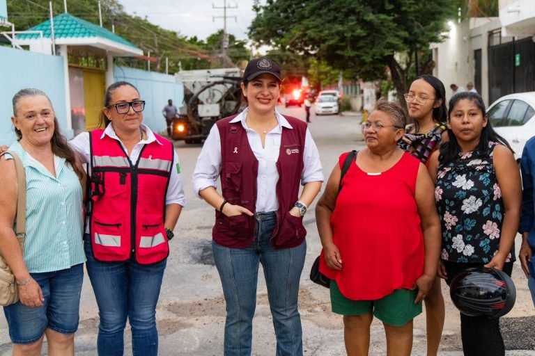 Acciones inmediatas de Estefanía Mercado transforman colonias de Playa del Carmen