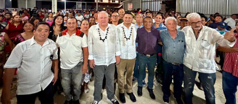 Rafael Marín Mollinedo visita Ignacio Zaragoza y fortalece diálogo con comunidades de Lázaro Cárdenas