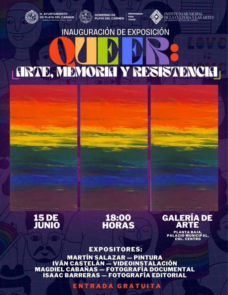 Galería de Arte expone “Queer: Arte, Memoria y Resistencia” en el mes cultural LGTBTTTIQA+
