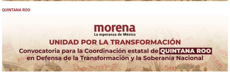 Morena emite convocatoria para elegir Coordinaciones Estatales en diversas entidades del país