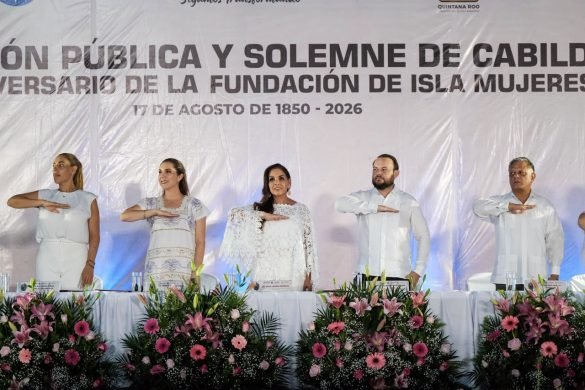Isla Mujeres conmemora 176 años de historia con obras y acciones para su desarrollo y prosperidad compartida: Mara Lezama