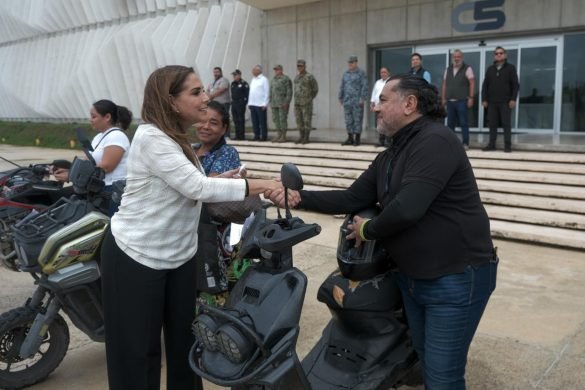Devuelve Mara Lezama nueve vehículos recuperados y exhorta a fortalecer la cultura de la denuncia